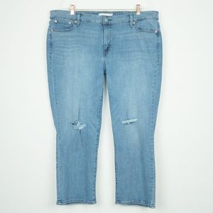 Levi's | Distressed Light-Wash Boyfriend Jeans